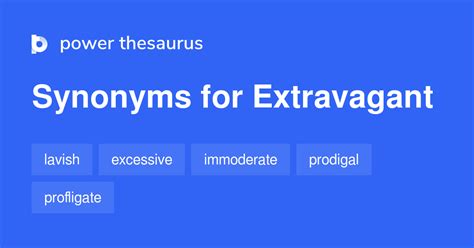 EXTRAVAGANT Synonyms: 149 Similar and Opposite Words.